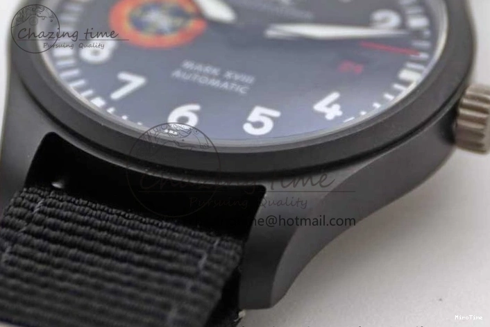 MIROTIME 0717 Mark XVIII ‘TOPGUN SFTI’ Ceramic M+F Best Edition Black Dial on Black Nylon Strap A MultiPurpose 7047